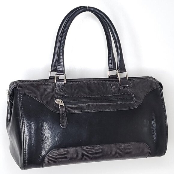 Vintage Brahmin Leather Handbag - Picture 2 of 11